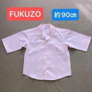 FUKUZO 7分袖シャツ　ブラウス　サイズ2(約90㎝)