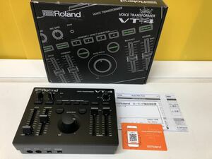 [ текущее состояние товар ] б/у товар Roland VT-4 voice Transformer Vocal * эффектор работоспособность не проверялась батарейка .. электризация проверка settled 