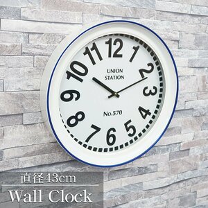 ウォールクロック 壁掛け時計 おしゃれ アンティーク アメリカン クロック レトロ ヴィンテージ 電池式 カフェ 店舗 ギフト BT-145