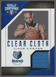 14-15 Panini Totally Certified Blue Vince Carter JSY /199