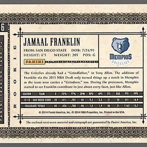 13-14 Panini Gold Standard Jamaal Franklin JSY Auto RCの画像2