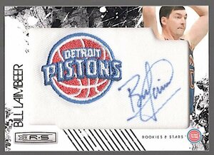 09-10 Panini Rookies and Stars Bill Laimbeer Auto /199