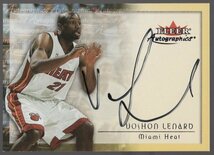 00-01 Fleer Autographics Voshon Lenard Auto_画像1