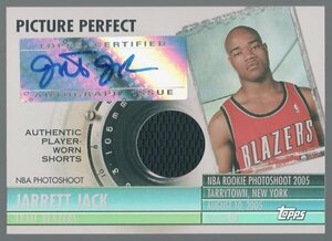 05-06 Topps Big Game Jarrett Jack JSY Auto /199