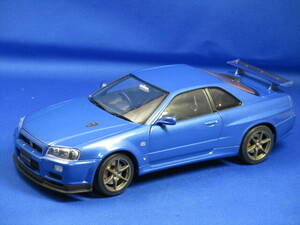 ★EBBRO NISSAN SKYLINE GT-R (R34) V-SPECⅡ　 1/24 　　 24016　 　　 　MMP中国製 　　　　　(管:EB-041)