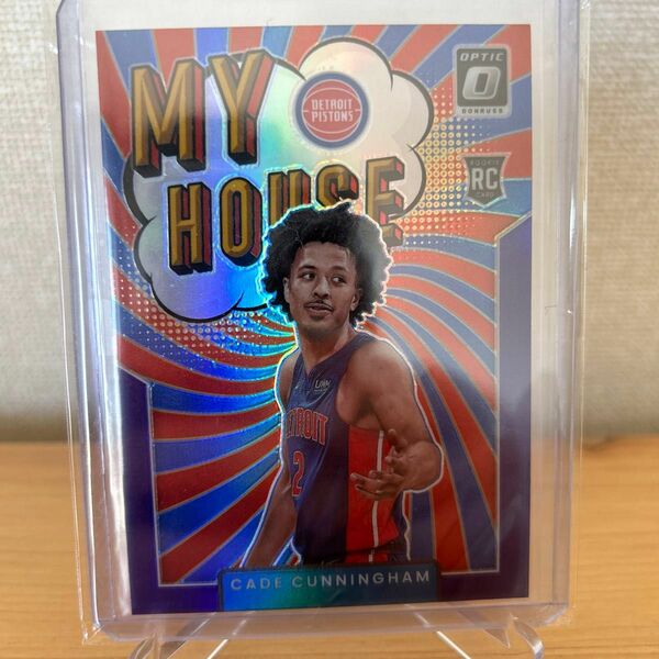 Cade Cunningham RC “MY HOUSE” PURPLE DONRUSS OPTIC NBAカード