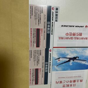 JAL Japan Air Lines акционер гостеприимство 2 листов 