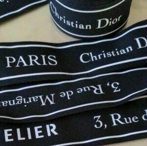 Christian　Dior　オム　リボンテープ　3m
