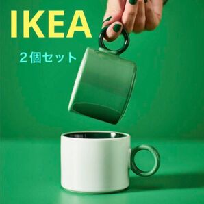 新品 IKEA イケア PIGGAL ピッグオール マグカップ 2個セット