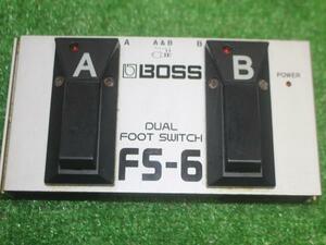 5157 Y8-219 BOSS F5-6 DUAL FOOT SWITCH 現状品