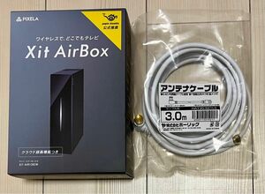 PIXELA Xit AirBox XIT-AIR120CW ワイヤレステレビチューナー クラウド録画対応 ピクセラ 本体