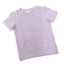 Nm217-13 イタリア製 ARMANI COLLEZIONI アルマーニコレッツォーニ 半袖 Tシャツ シャツ カットソー トップス パープル系 レディース 38 _画像7