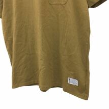 NC220 SVOLME スボルメ 半袖 ポケット Tシャツ TRAINING ティシャツ トップス カットソー メンズ L カーキ系_画像3