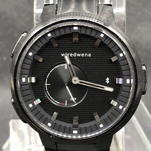 M537 WIRED ワイアード Wiredwana ワイアードウェナ スマートウオッチ 腕時計 ブラック文字盤 N857-KTG0