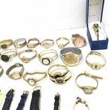 M ゴールドカラー 腕時計 90本まとめ売り EMPORIO ARMANI セイコー シチズン カシオ オリエント CYMA テクノス 等 稼働品含む_画像8
