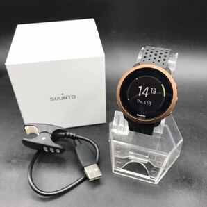 M566 稼働品 SUUNTO スント 3 スマートウォッチ 腕時計 ブラック ブラウン の画像1