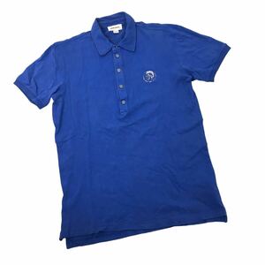 NC222 DIESEL ディーゼル 半袖 ブレイブマン ポロシャツ シャツ トップス カットソー メンズ M ブルー 青