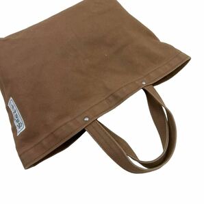 D535-① 一澤信三郎帆布 キャンパス トートバッグ ハンドバッグ 手持ち 手提げ かばん カバン 鞄 バッグ BAG ブラウン系の画像6