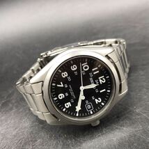 M582 腕時計 5本 まとめ売り SEIKO セイコー CITIZEN シチズン WENGER クロノグラフ スモセコ デイト 稼働品含む _画像4