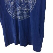 NC223 DIESEL ディーゼル 半袖 Tシャツ ロンT ロング ティシャツ トップス カットソー メンズ L ブルー 青_画像4