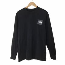 NC224 THE NORTH FACE ノースフェイス アウトドア 長袖 Tシャツ ロンT ロング ティシャツ トップス カットソー メンズ L ブラック 黒_画像2