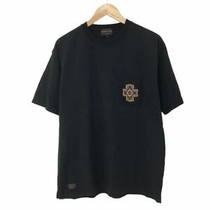 C345 PENDLETON ペンドルトン 半袖 ポケット Tシャツ ティシャツ トップス カットソー メンズ L ブラック 黒 コットン 綿 100%