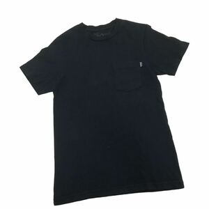 NC224-19 Patagonia パタゴニア 半袖 Tシャツ ティシャツ トップス カットソー メンズ XS ブラック 黒 コットン 綿 100%