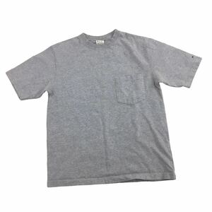 C346 Snow Peak スノーピーク 半袖 Tシャツ ポケット ティシャツ トップス カットソー メンズ M グレー 