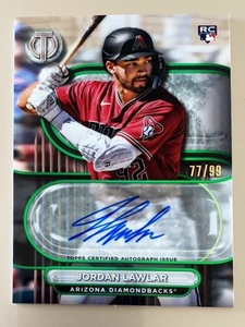 2024 Topps Tribute Autographs Green #TAJL Jordan Lawlar 77/99