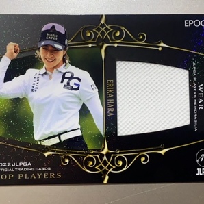 EPOCH 2022 JLPGA OFFICIAL TRADING CARDS TOP PLAYERS 原英莉花 ウエアカード 212/250の画像1