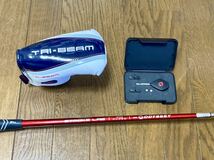 中古美品 TRI-BEAM (トライビーム) 2023 パター STROKE LAB(ストローク ラボ) 70C RED シャフト ウエイトおまけ付き_画像4