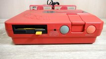 【中古】SHARP シャープ TWIN FAMICOM ツインファミコン AN-500R 赤 通電のみ確認済 レトロ_画像4