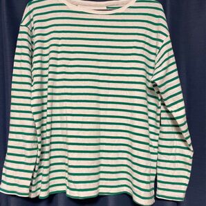 グリーンボーダーTシャツ