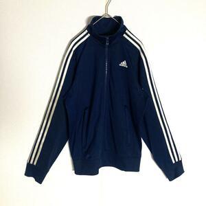 [tr0018 Adidas adidas jersey jersey M arm line navy old clothes ]