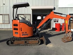 中古　日立　ZX20U-5A　HITACHI　2018年　1395Hr　重機　ユンボ　キャノピー　2ｔ　油圧ショベル　ミニユンボ　ミニショベル