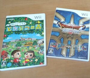 Wiiソフト どうぶつの森・ドラゴンクエスト　セット