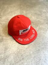 80's NIKE ACRYLIC 5PANEL CAP ビンテージ ナイキ アクリルキャップ トラッカーキャップ メッシュキャップ jordan 風車ロゴ かまぼこロゴ_画像4