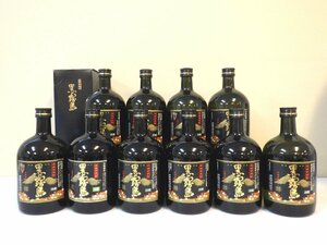 古酒 未開栓 10本セット 霧島酒造 本格焼酎 黒霧島 720ml 25% L6160sz