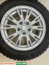 【ジューク、マツダ3　16インチ】レーベンWL1 1665+40 5H114 + 205/60R16【スタッドレスタイヤホイールセット/中古】_画像3