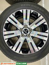 【デリカＤ：5後期】純正アルミ(エンケイ) 1870+38 5H114.3 +225/55R18【タイヤホイールセット/中古】_画像4