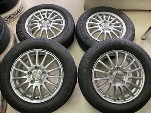 エコフォルム◆6J 15インチ IS53 5/114.3◆195/65R15付き◆ノア ヴォクシー ステップワゴン エスクァイア アイシス プレマシーなど