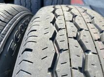 200系ハイエース純正スチールタイヤセット！納車外し！4本セット！195/80R15 107/105 LT ブリヂストン エコピアRD613！2024年製造付（H13）_画像10