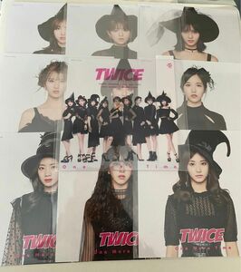 TWICE one more time oncejapan限定クリアジャケット　ハロウィン　トレカ　ポストカード　フライヤー