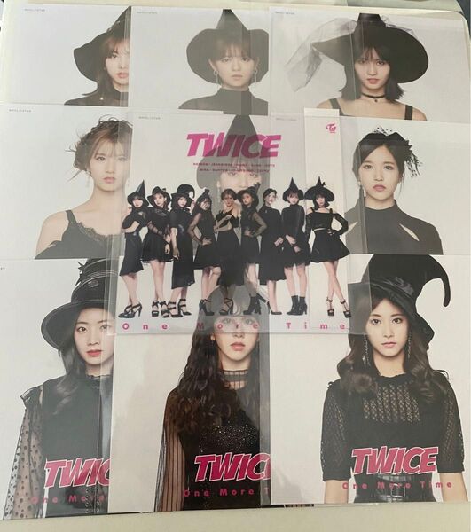 TWICE one more time oncejapan限定クリアジャケット ハロウィン トレカ ポストカード フライヤー