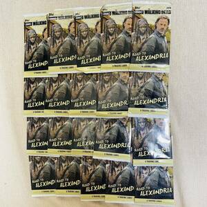 新品送料無料　WALKING DEAD ROAD TO ALEXANDRIA TRADING CARDS ウォーキングデッド　ロードトゥアレクサンドリア　トレカ　20パック