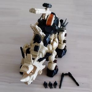  Zoids red * horn ( beige color ) Pilot 3 body attaching ( Junk ) moveable verification settled 