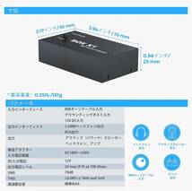 BOX X1 Fosi Audio BOX X1 フォノ プリアンプ MM ポータブヘッドフォンアンプ 超コンパクトミニステレオ _画像3