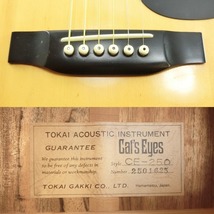 Tokai 東海楽器 アコースティックギター Cat's Eyes キャッツアイ CE-250 ギター 【W142724025】中古_画像7