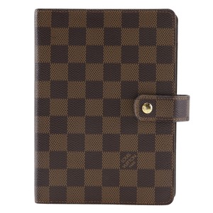 LOUIS VUITTON ルイ・ヴィトン アジェンダMM 手帳カバー ダミエキャンバス ユニセックス【I131824211】中古