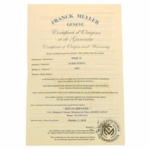 FRANCK MULLER フランクミュラー ロングアイランド 902QZAC 腕時計 SS×レザー クオーツ アナログ表示 レディース【I140324002】中古_画像8